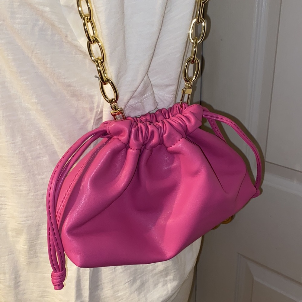 Jules Kae, Brea Bag, Hot Pink, Chain Strap